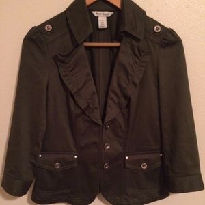 Olive Green Blazer Jacket